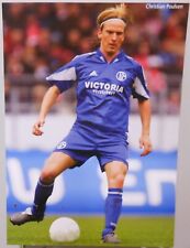 Postkarte FC Schalke 04 Christian Poulsen Mittelfeld Sammler Fan Edition Lizenz