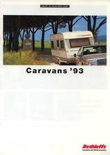 DETHLEFFS - 1993-  WOHNWAGEN PROSPEKT -MIT PREISLISTE  - CAMPING