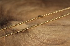 2,5mm Kugelkette | Goldkette | Collier |  Kette 585 Gold | 14 K | Gelbgold 42 cm