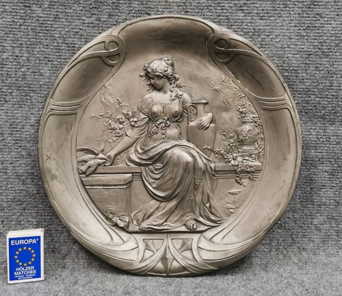 Wmf nymphe mit - wmf, tauben