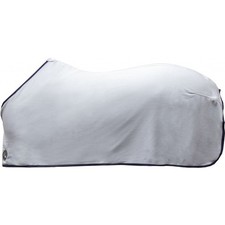 HKM Abschwitzdecke -Alaska- hellgrau/dunkelblau 105 cm