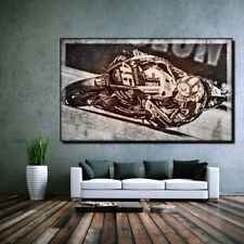 LEINWAND BILD ER XXL POP ART YAMAHA MOTOGP MOTORRAD ABSTRAKT POSTER 150x90