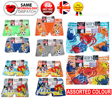 JUNGEN KINDER 3 PAAR STRETCH BOXERSHORTS KOFFERHOSE UNTERWÄSCHE Größe 2-3/4-6/7-9 Jahr