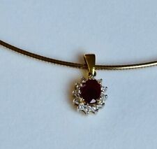 Collier mit Rubin/Brillant