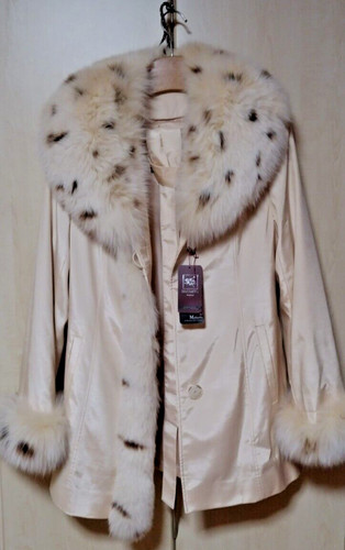 Damen jacke mit echtem fell - mit,