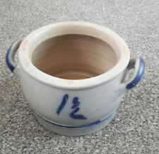 Kleiner, alter Topf,Sauerkrauttopf Elsässer Keramik Steingut 