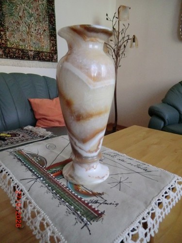 Alabaster vase - alabaster,
