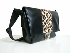 LEOPARD Tasche Rockabilly Rockabella Punk Alternativ Retro Stil Umhängetasche 