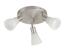 Livarno Home LED-Deckenleuchte Deckenlampe Konisch Glasschirm 3-flammig *B-Ware