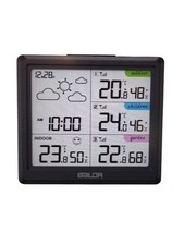 Wetterstation mit 3 externen Sensoren, digitalem Thermometer und Hygrometer