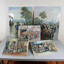 Konvolut 5 Emailschilder