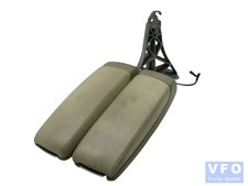 Mittelarmlehne Doppelarmlehne mit Halter Leder cremebeige original Audi A8 4E D3