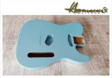 Tele Roasted Swamp Ash Body, 3-teilig, Finish Sonic Blue, Gewicht  ca. 2,2 kg
