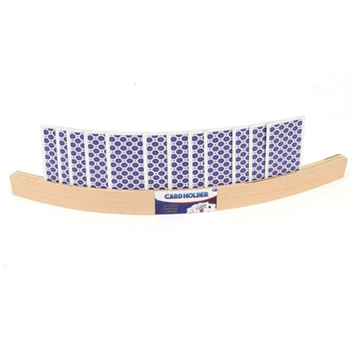 Spielkartenhalter aus holz 2er - spielkartenhalter,