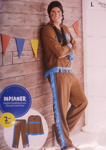 Kostüm indianer 54 - kostüm, l