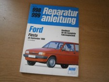 "FORD Fiesta ab 09/1986" Bucheli Reparaturanleitung Band 998, 999