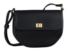 TOM TAILOR Taya Saddle Bag Umhängetasche Tasche Black schwarz Neu