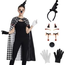 Clown Kostüm Set Unisex mit