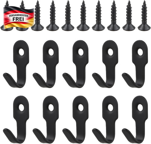 Mini wandhaken set schwarz - mini,