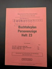 Buch Buchfahrplan Heft 23 Deutsche Bundesbahn 1973 BD München 
