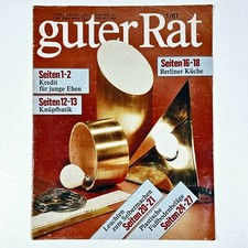 DDR Haushaltsmagazin GUTER RAT