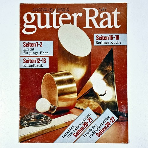 Ddr haushaltsmagazin guter rat - ddr,