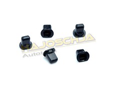 5 x Tülle Buchse Schriftzug