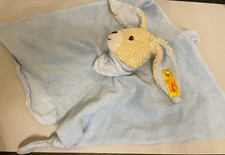 Steiff Kuscheltuch Schmusetier Hase Blau Hoppel Hase 237478  Baby Schmusetuch