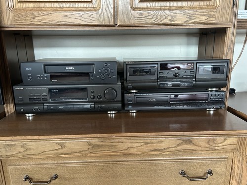 Technics stereo receiver - , cd