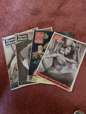 4 alte Deutsche Illustrierte Hefte Magazin Zeitschrift 1953, 1956, 1958