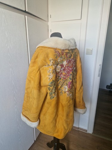 Vintage lammfell leder - lammfell,