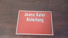 Rarität: Falt-Autoprospekt Jeans-Käfer aus den frühen 1980ern.