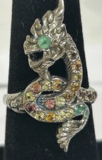 Drachen Edelstein 925 SS