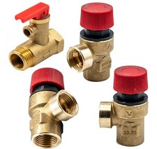 Sicherheitsventil Membran 1/2" und 3/4" IG, IG AG Heizungsinstallation
