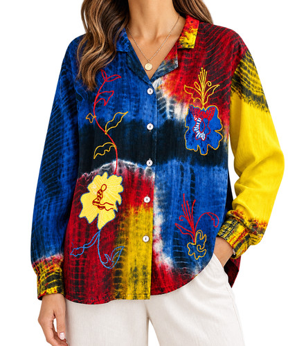 Schicke bluse designer batik - schicke,