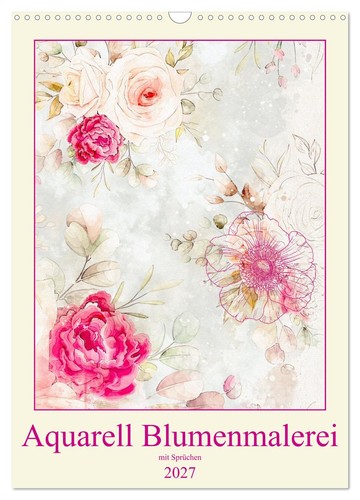 Aquarell blumenmalerei mit - aquarell,