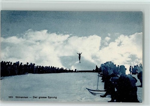 Skirennen der grosse sprung - -,