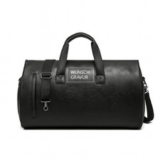 Reisetasche PU Leder Weekender  Kleidersack Handgepäck – Personalisierbar NEU