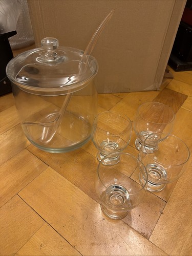 Glasbowle set mit deckel - glasbowle,