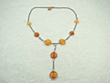 Bernsteinkette Collier Länge