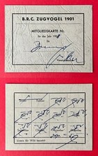 Alte mitgliedskarte c - alte, b.