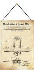 Blechschild 20x30 US Patent