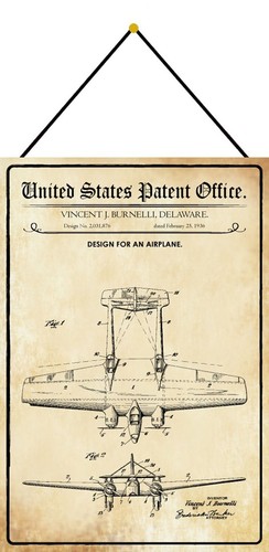 Blechschild 20x30 patent - blechschild, us