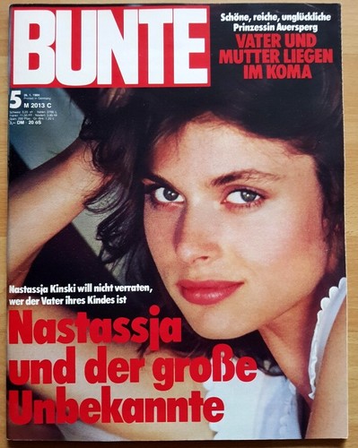 Nastassja kinski bunte 1984 - nastassja, in