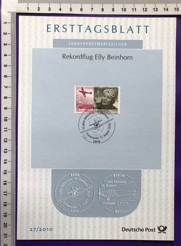 Bund ersttagsblatt etb - bund, 27/2010