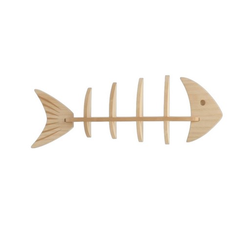 Wandregal fischform maritim - in,