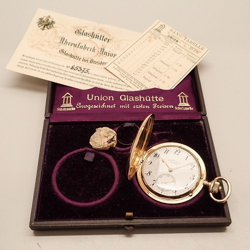 Union glashütte savonette - union,