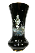 Opalin Vase Mary Gregory-Glas