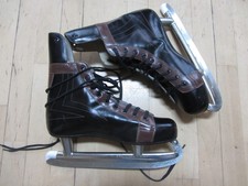 Paar Lico Schlittschuhe - Canadian Type - Gr. 43 Leder