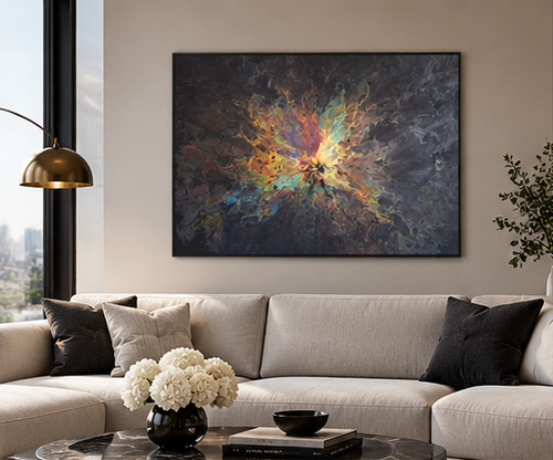 70x100 original acrylgemälde - 70x100,